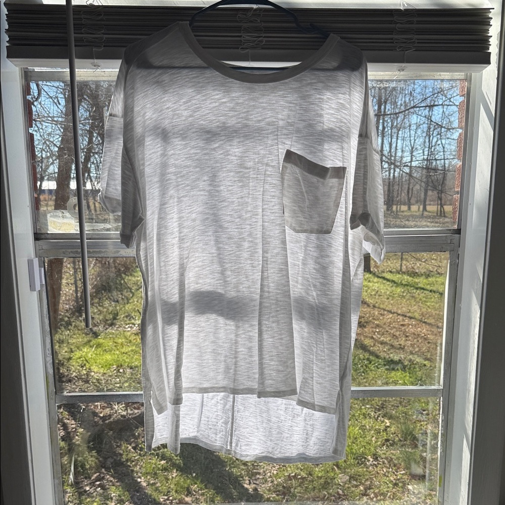 white shirt with pocket